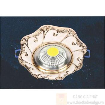 Đèn Downlight âm trần Led COB Tròn 3W, Ø110, khoét lỗ Ø60, ánh sáng trắng NH 314